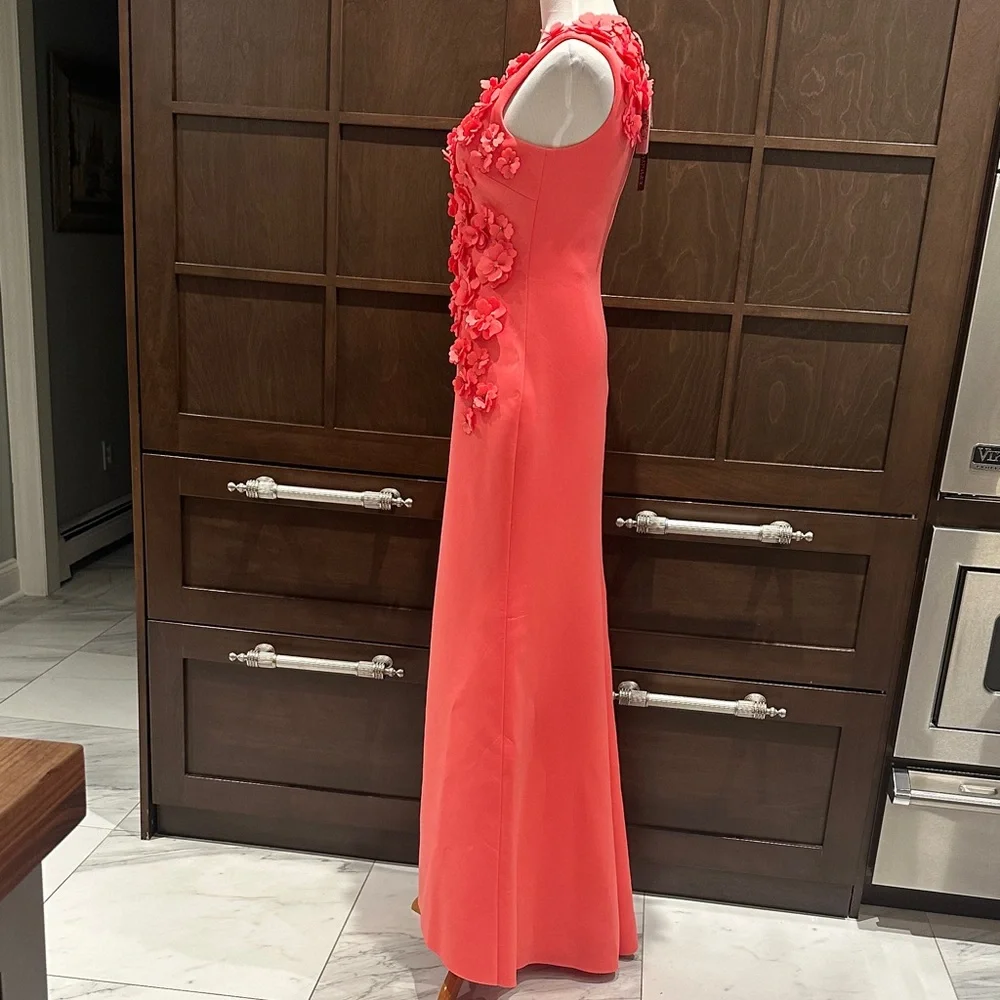 Badgley Mischka Coral Gown
